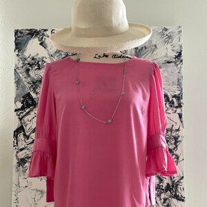 Ann Taylor Ruffle Sleeves Blouse